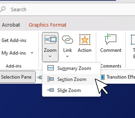 PowerPoint Zoom Feature